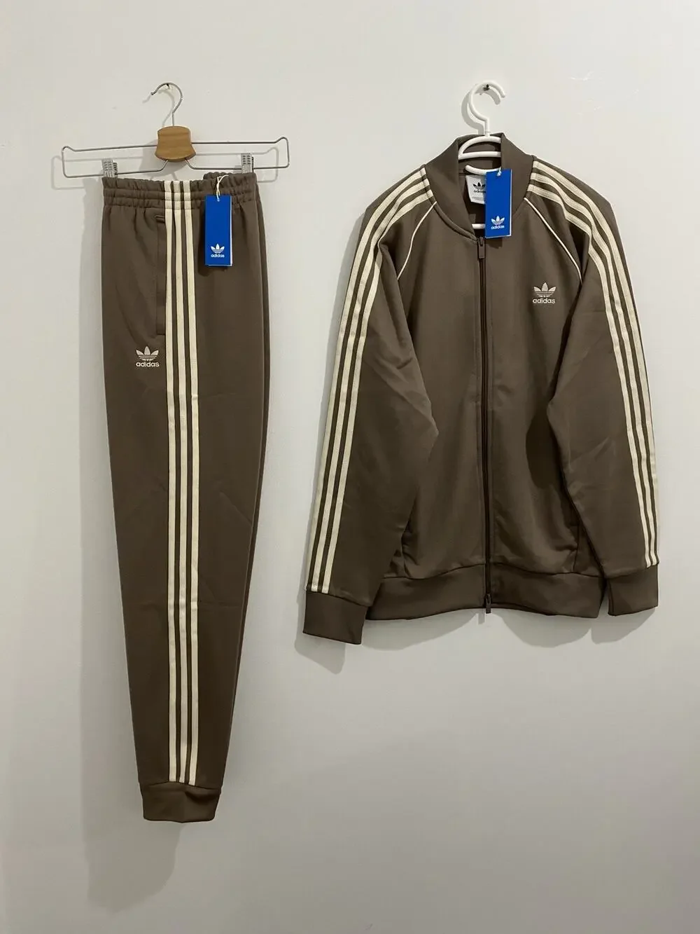 Adidas Originals Classics Superstar Tracksuit Trace Brown Size L